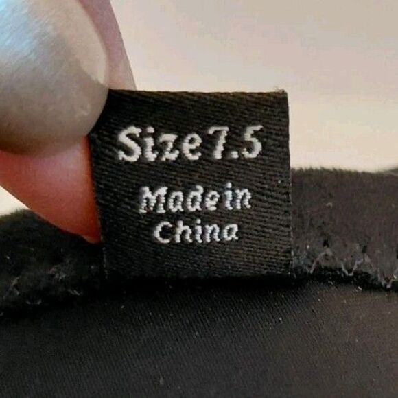 Dolce Vita Black Over-The-Knee Faux Suede Low Square Heel Boots Size 7.5 - Picture 10 of 10